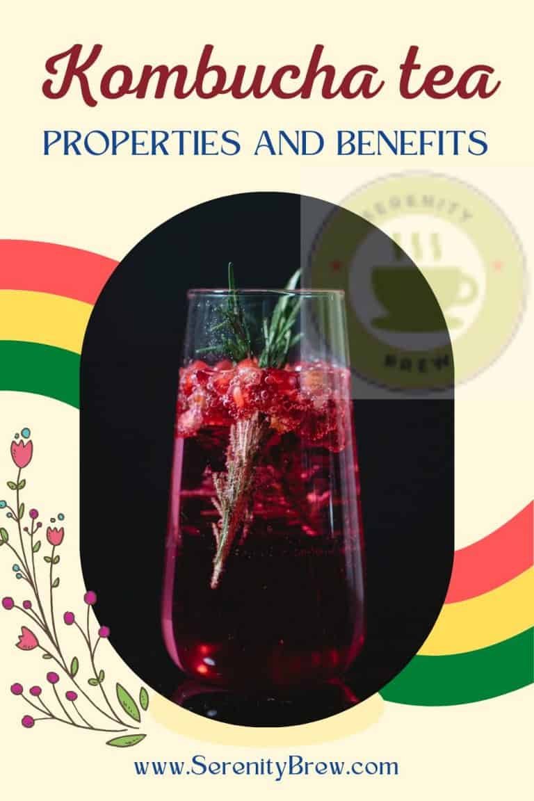 Kombucha tea properties and benefits Serenity Brew